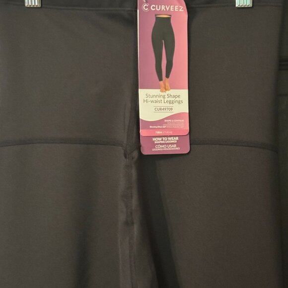 Curveez Shapewear Leggings Black Medium - Picture 2 of 4